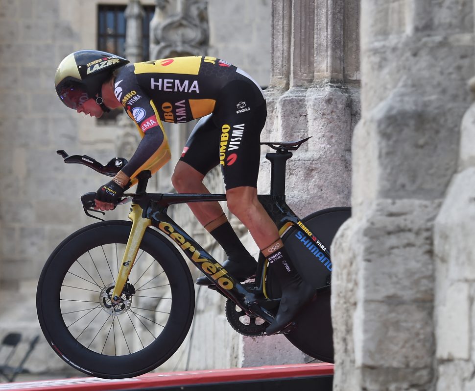 primoz roglic vuelta 2021 cathedral burgos