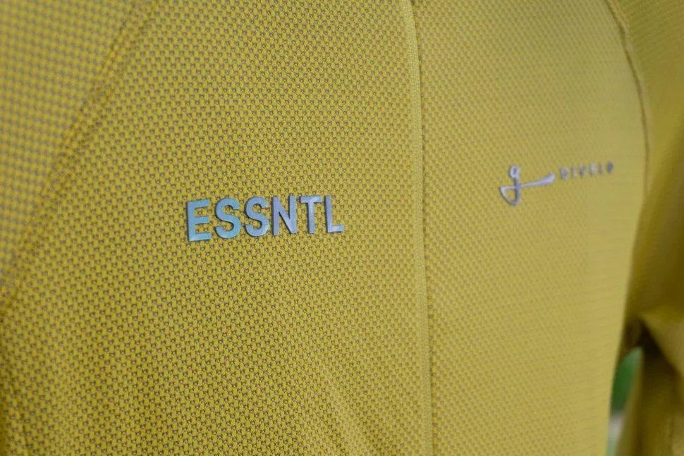 Yellow and blue Givelo cycling apparel