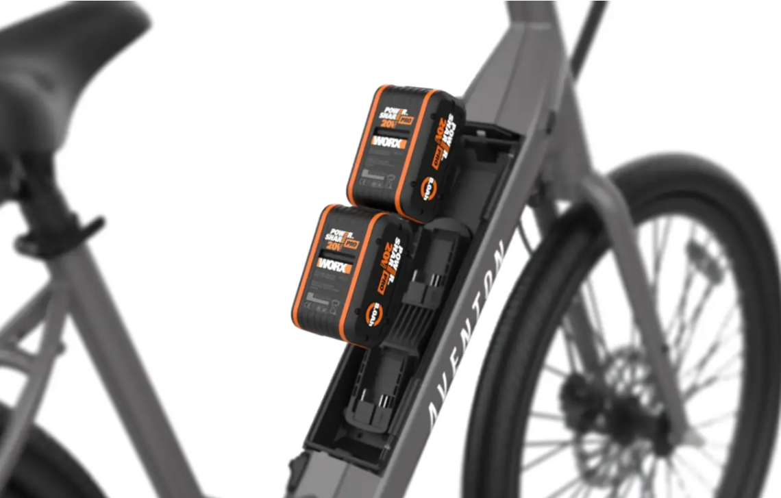 Ebike label Aventon lets you use power tool batteries to stay charged