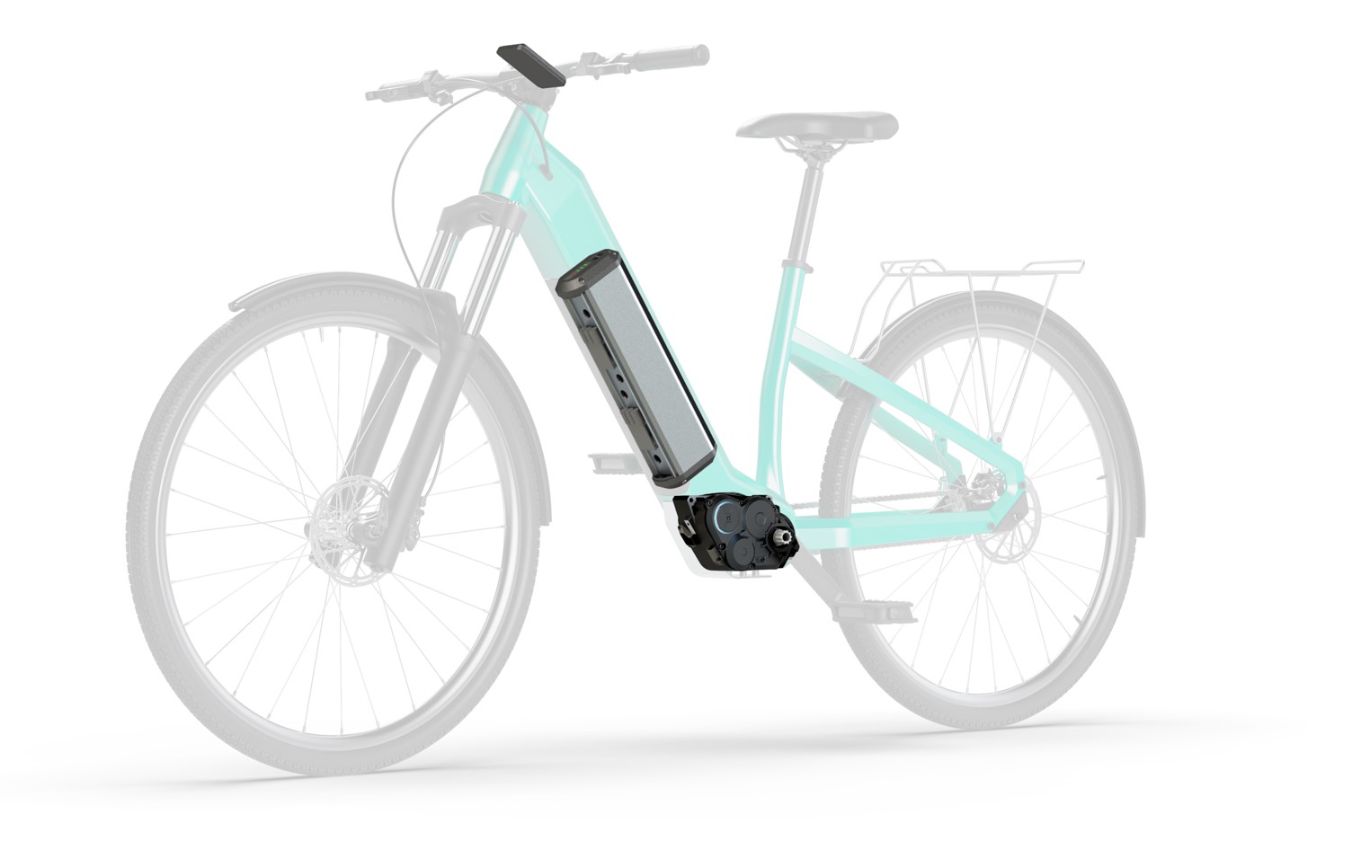Digital, automatic ebike motor system with true regenerative braking