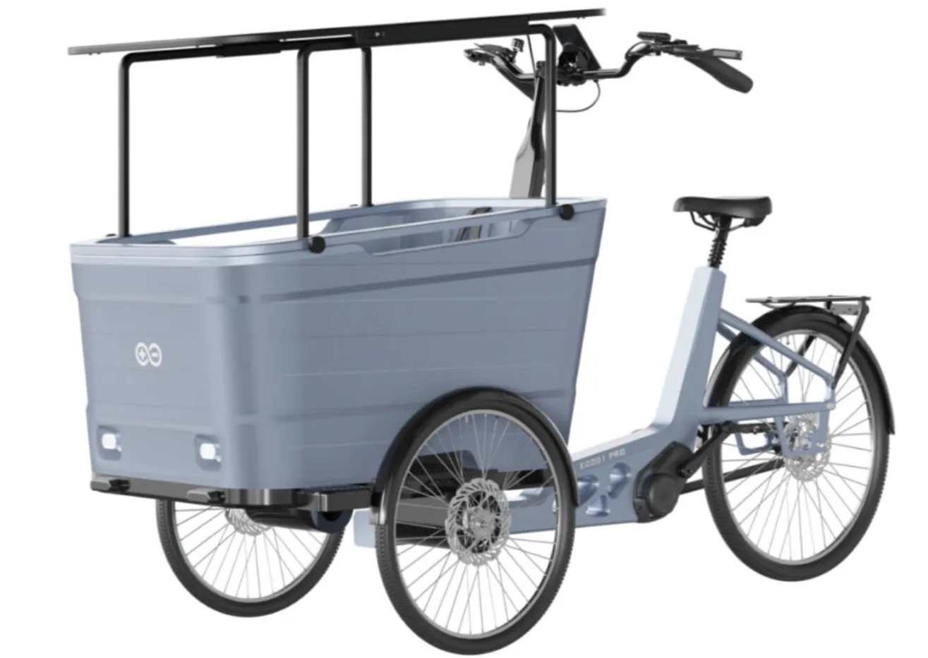 Solar power business creates charge as you ride cargo bike
