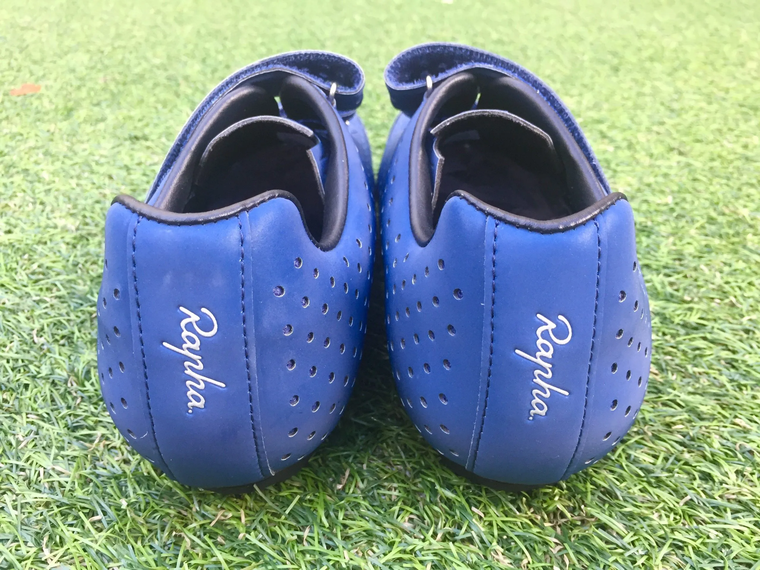 Blue Rapha Reflective Climber's Shoes | Cyclist