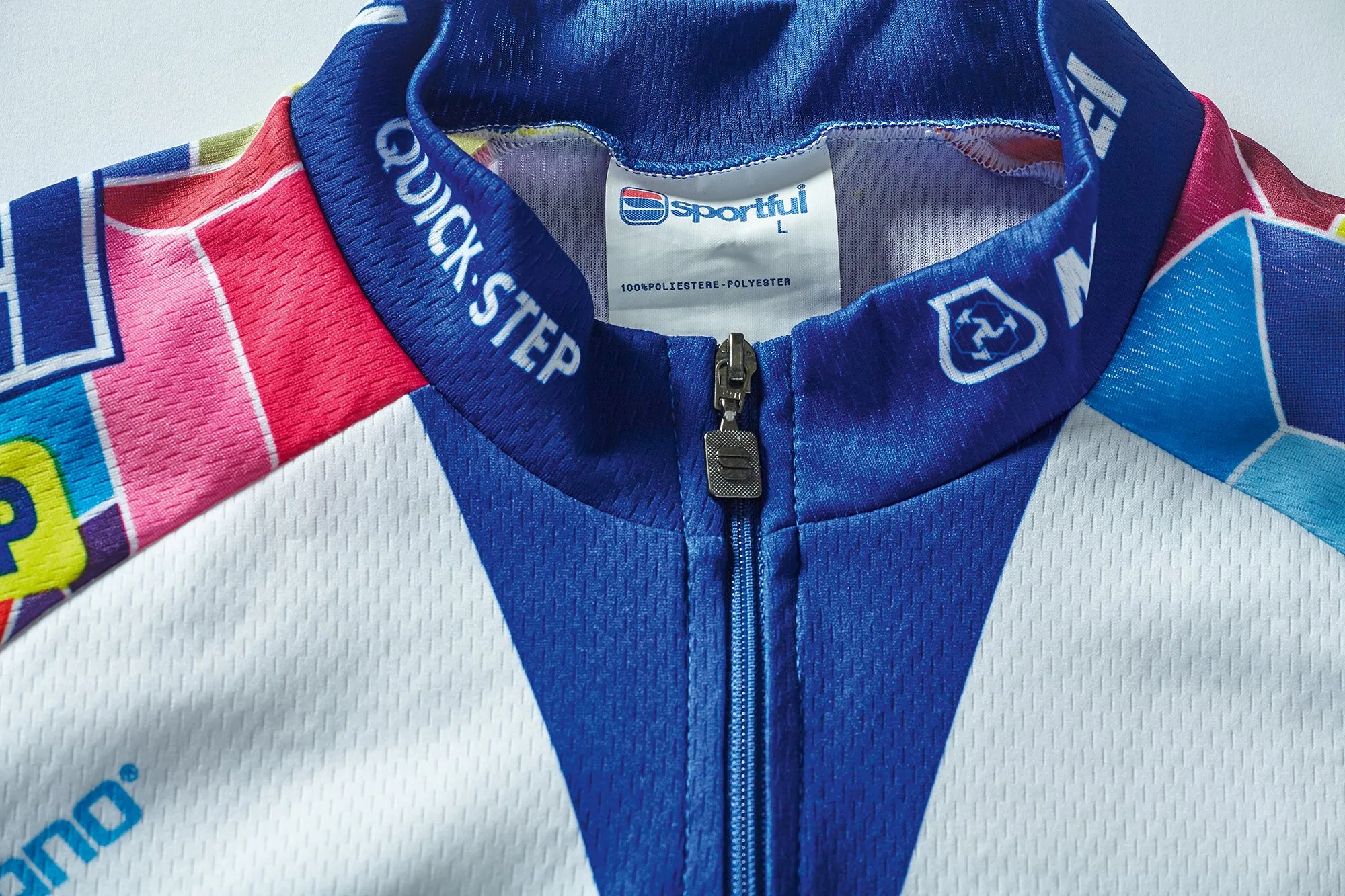 Maillot Cyclisme Vintage Sportful Équipe Mapei 1995 - Taille XL, Polyester, Occasion, Collection