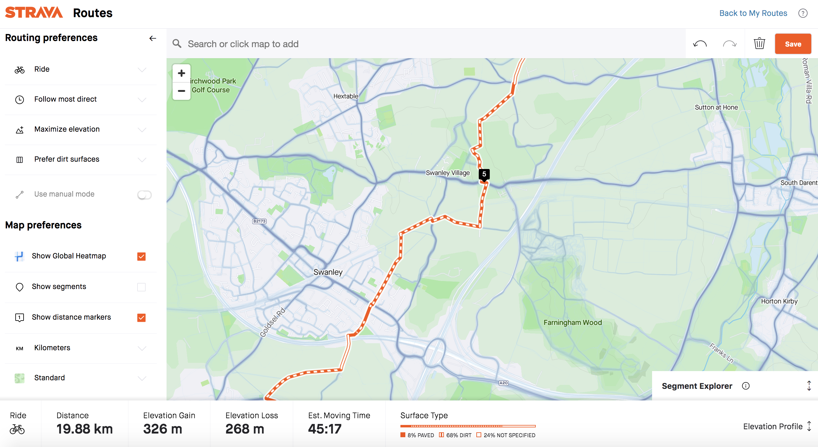 Strava Use Google Maps To Track Bike Ride Strava Map Your Bike