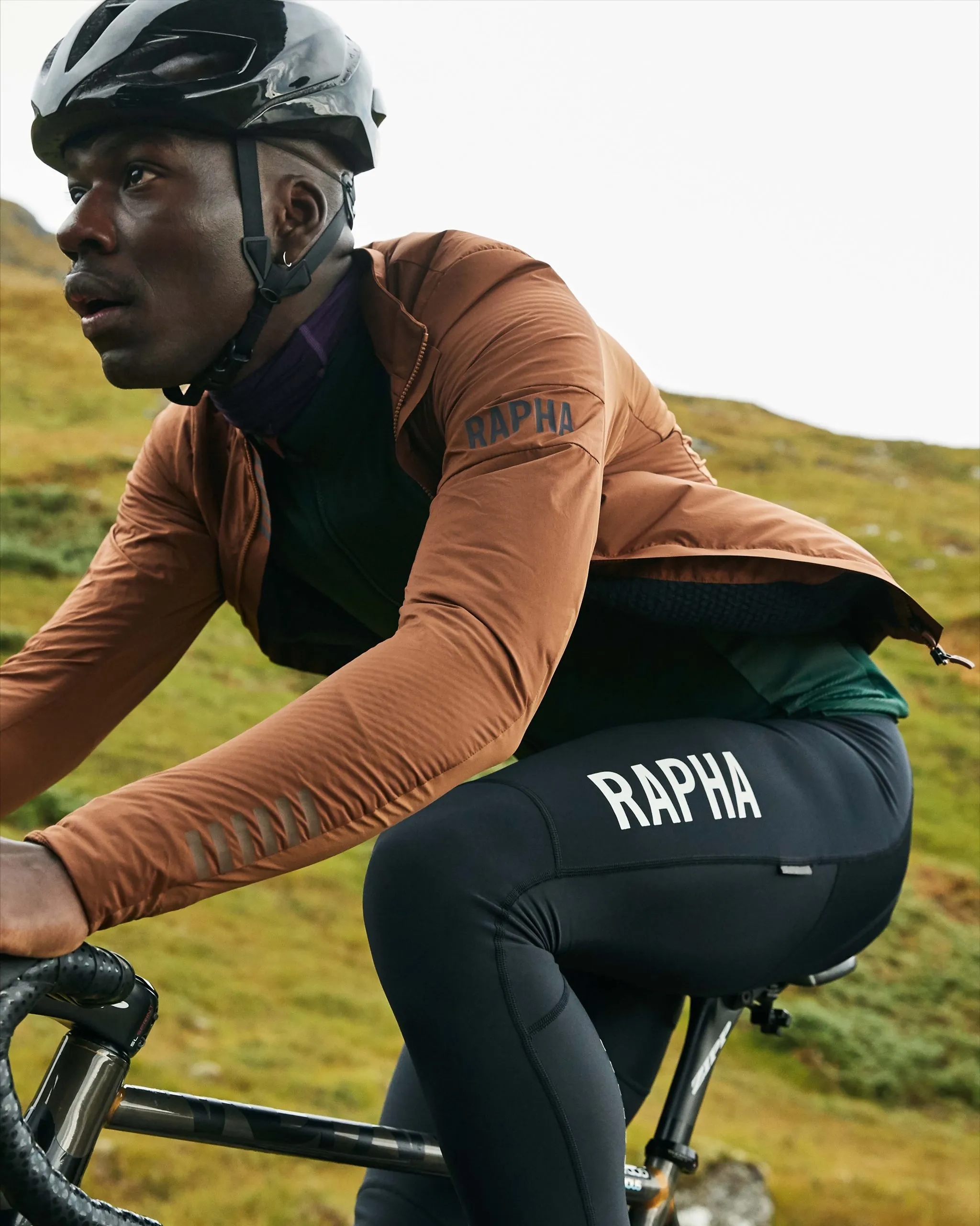Helmet Rapha Cycling Winter Jacket Rapha Pro Team Winter Bibtights