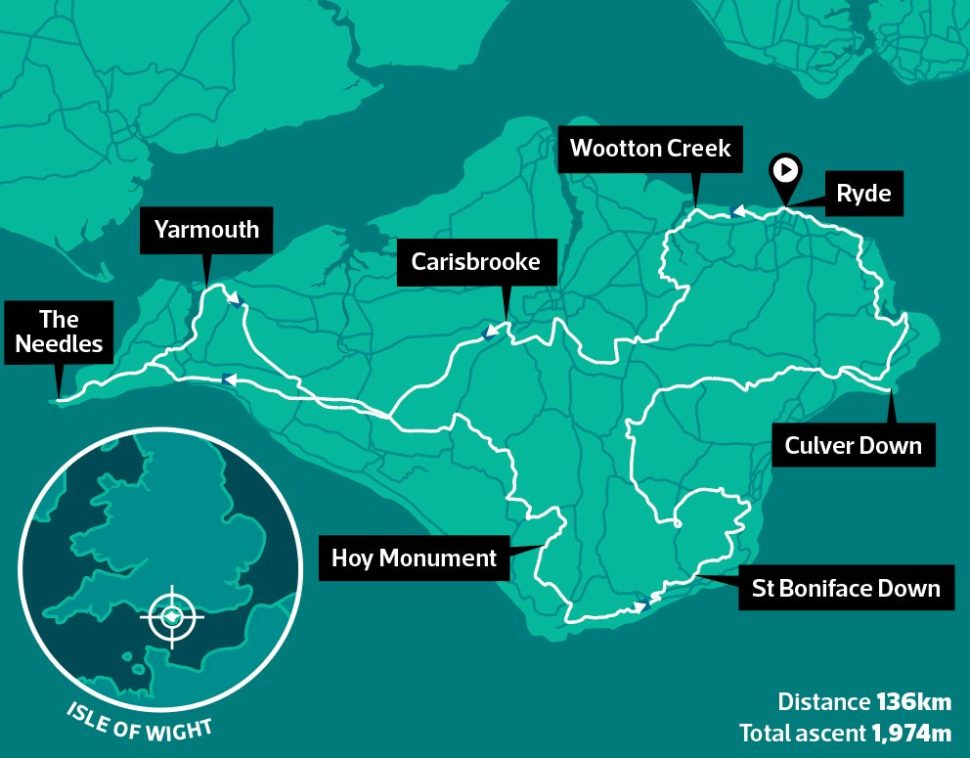 Island paradise Isle of Wight gravel ride Cyclist