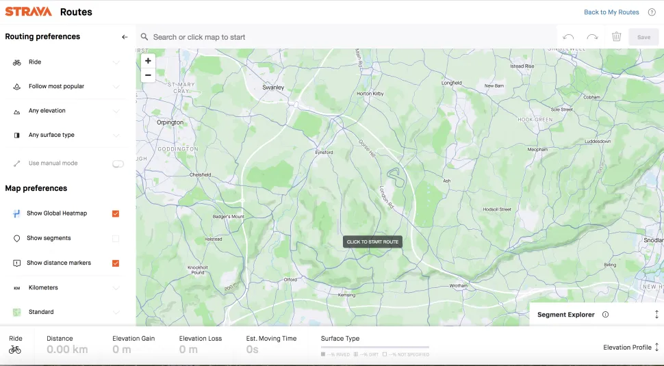 Strava Map Strava Bike Trails Mountain Biking Strava Road Bike - Main Image