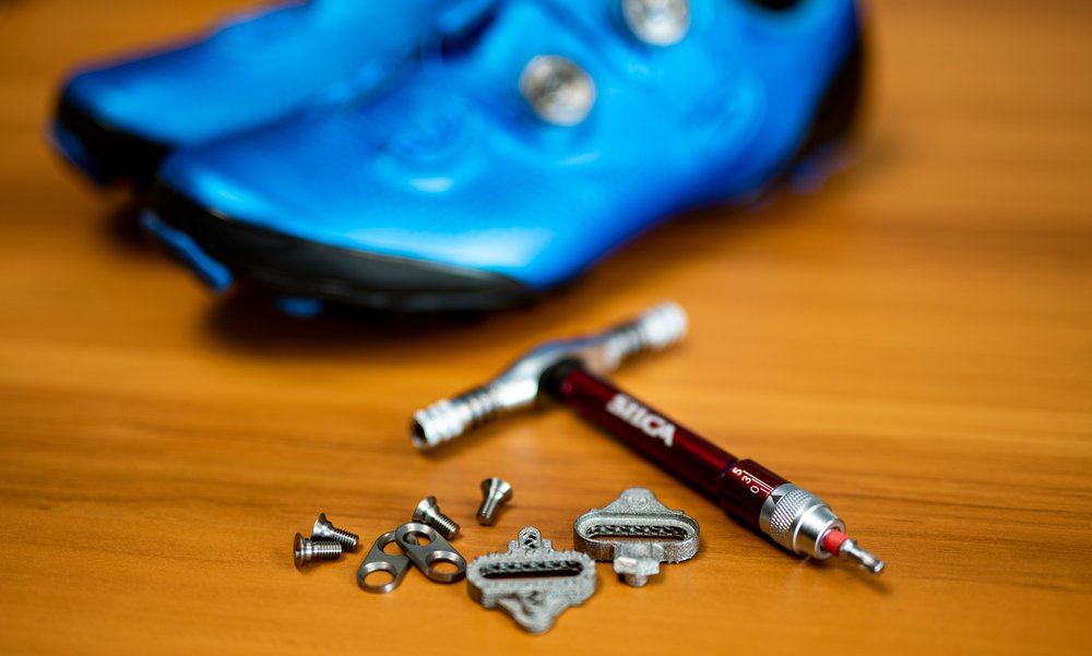 Silca launches 85 3Dprinted titanium MTB cleats for SPDs and others