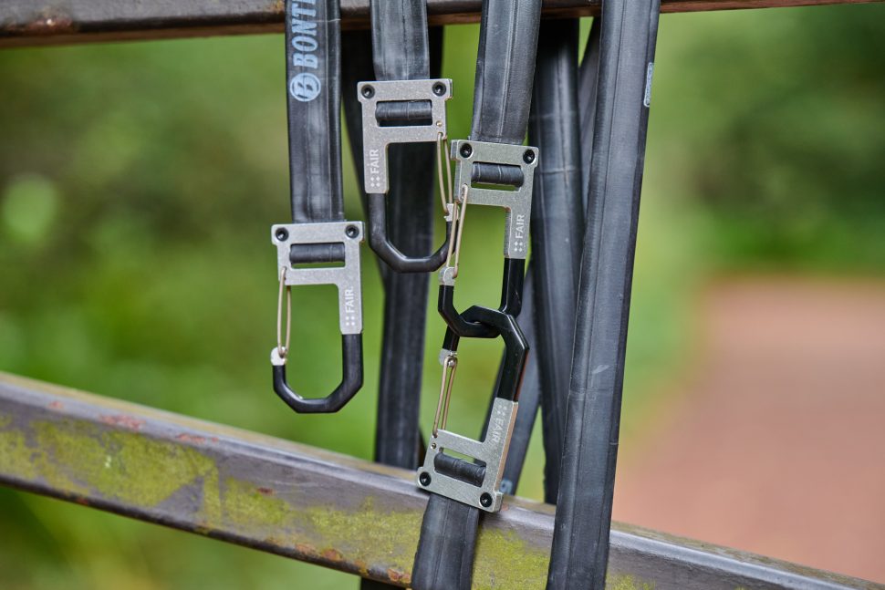 In the Drops Endura Pro SL rain jacket; Fair Daily Hook straps; Scotch