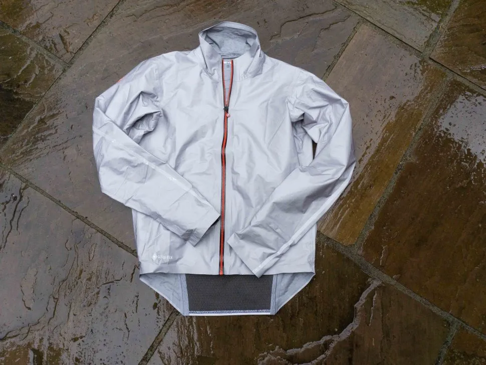In the Drops: Castelli Gore-Tex jacket, Rapha hoodie, Vala energy