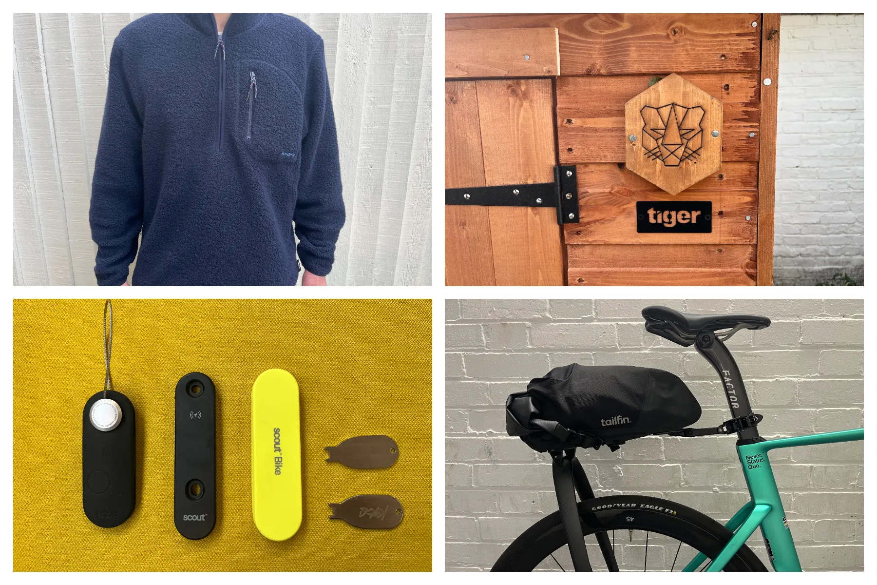 In the Drops: Tiger’s premium wooden bike shed, Tailfin’s aero rear luggage, Knog’s bike security and the OG Sky Blues