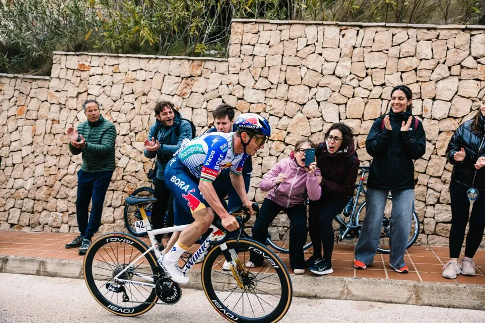 Remco Evenepoel of Red Bull – BORA – hansgrohe during Stage 4 (La Nucía – Teulada Moraira) of 77th Volta Comunitat Valenciana in Valencia, Spain on Feb 07, 2026. // Maximilian Fries / Red Bull Content Pool // SI202602104104 // Usage for editorial use only //